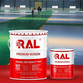 Sơn sàn Epoxy hệ lăn RAL RAFLOOR GUARD - 5KG