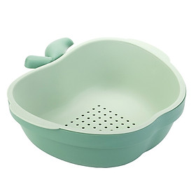 Mua Bộ thau rổ nhựa đa năng nhựa PP cao cấp hình quả táo