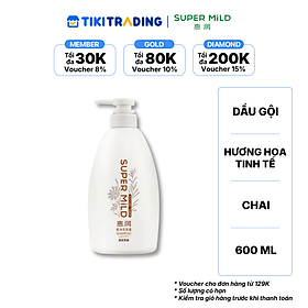 Dầu gội dịu nhẹ hương hoa tinh tế 600 ml (super mild conditioner f 600ml)