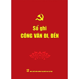 Sách Sổ ghi công văn đi, đến