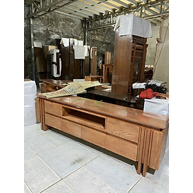 Mua Kệ tivi nan ốp  gỗ sồi dài 2m  2m2  2m4