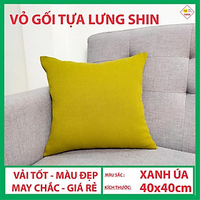 Mua Vỏ gối tựa trang trí nhà cửa sofa 40x40cm nhiều màu giá rẻ