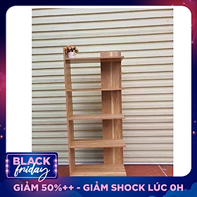 KỆ GỖ GÓC TƯỜNG ĐA NĂNG, KỆ TRANG TRÍ 4 TẦNG CAO 1.2M GỖ CAO SU TỰ NHIÊN