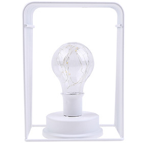 Iron House Shape Bulb LED Copper Wire Decoration Night Light Room Layout Decor