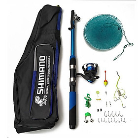 BỘ CẦN CÂU CÁ SHIMANO KÈM TÚI VÀ PHỤ KIỆN