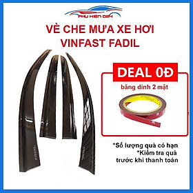 Vè mưa Fadil vè đen che mưa bảo vệ trang trí xe