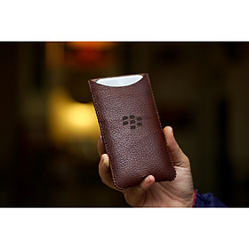 BAO DA BLACKBERRY DA BÒ VÂN HẠT KEY1 RAM H2 - HÀNG CHÍNH HÃNG