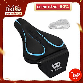 WEST BIKING Đệm Bọc Yên Xe Bằng Silicon Thiết Kế Bọt Biển Chống Thấm Nước Cho Xe Đạp
