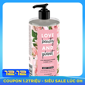 Sữa Dưỡng Thể Sáng Da Love Beauty And Planet Delicious Glow 400ml