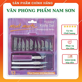 Bộ Dao Thủ Công Mont Marte MACR0004 (13 Chi Tiết)