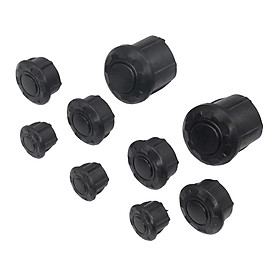 Motorcycle Frame Hole Cover Caps Plug Decorative Frame Caps Set Fit for