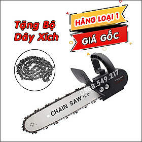 Mua Bộ Chuyển Đổi Cưa Xích Gắn Máy Mài Máy Cắt Cầm Tay Tặng Kèm Dây Xích Dự Phòng Siêu Tiện Lợi