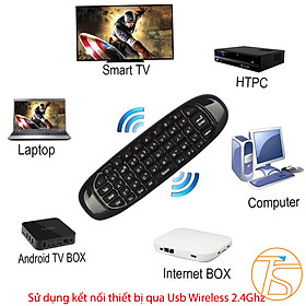 Mua Chuột Bay Và Bàn Phím Mini Không Dây 2.4Ghz 2 Mặt Thông Minh Điều Khiển Từ Xa Dành Cho Máy Tính  Tivi