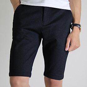 Quần short kaki nam màu đen nhám cao cấp