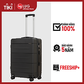 Vali Kéo LUG Aber S20S24S28 MHL027 Nhựa ABS Hạn Chế Trầy Xước, Khóa Số Bảo Mật An Toàn -  Black   - 24