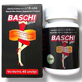 Mua Viên uống giảm cân Baschi Plus đen - Hộp 40 viên - Xuất xứ Thái Lan - Mã số 1554