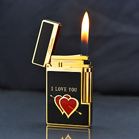 Vỏ Hột Quẹt Bật Lửa Upon D129V Tình Nhân Cao Cấp Đẹp Độc Lạ - Dùng Gas Đá