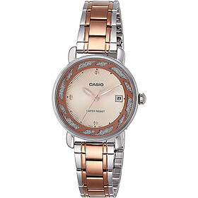 Đồng hồ nữ Casio LTP-E120RG-9ADF - dây thép