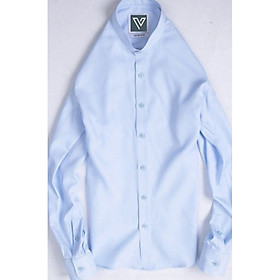 Áo sơ mi nam cổ tàu dài tay vải không nhăn