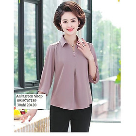 Tk10-0420-ÁO SƠ MI QUÝ CÔ TAY LỬNG s-6xl