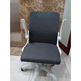 Ghế văn phòng/ ghế giám đốc bọc vải cao cấp, chân xoay 360 độ, mã sản phẩm T384 ,kích thước 46x55x102cm, Màu Sắc Ngẫu Nhiên