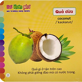[Download Sách] Bé Khám Phá Môi Trường Xung Quanh: Trái Cây - Fruits (Song Ngữ Việt - Anh)
