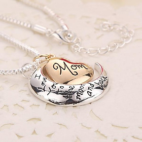 Mothers Necklace with Heart Pendant Necklace for Women Mothers' Gifts
