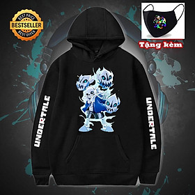 BST 10 Mẫu Áo Hoodie Sans Undertale - áo thun khẩu trang in hình sans sieu chất