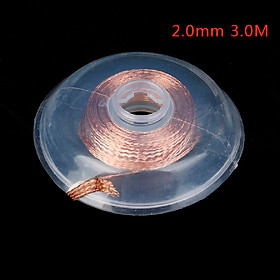 Mua Queenten 1Pc 2.0mm 2.5mm 3Meter Welding Wires Desoldering Braid Solder Remover Wick Wires QT