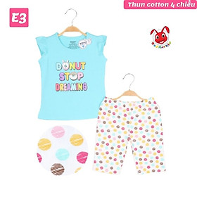 Đồ bộ bé gái yoyo hình thú từ 10-43kg. Chất thun cotton 4 chiều, giặt không vỡ hình- Kiến Lửa