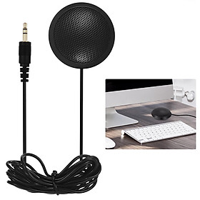 Mua Micro để bàn đa hướng độ nhạy cao  giảm tiếng ồn có giắc cắm 3.5mm dành cho máy tính bàn/bút ghi âm  hội nghị video  giáo dục từ xa  webcast Internet  hát  ghi âm  trò chơi kèm hộp đựng cao cấp