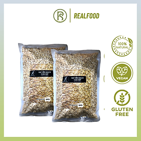 2kg Yến mạch cán dẹp Real Food (rolled oats)