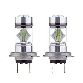 2pcs H7 100W LED 8000K Ice Blue Foglight Daytime Running Bulbs Lamps