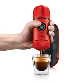 Mua DỤNG CỤ ÉP ESPRESSO BẰNG TAY WACACO NANOPRESSO ELEMENTS LAVA RED + TÚI CHỐNG SỐC