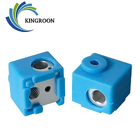 KINGROON E3D V5 Máy đùn khối gia nhiệt J-head Nhôm HotEnd V5 Vỏ hộp silicon khối gia nhiệt Bộ phận máy in 3D 16 * 16 * 12 mm Màu sắc: Xanh dương