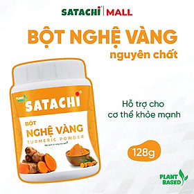 Bột Nghệ Vàng Nguyên Chất SATACHI – 100% nghệ tươi, không đường – Hộp 128g