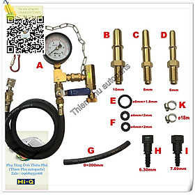 Thiết bị vệ sinh kim phun xăng trực tiếp trên xe bằng dung dich 3 IYI