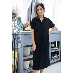 Đầm xuống phố freestyle The Maple Màu Đen