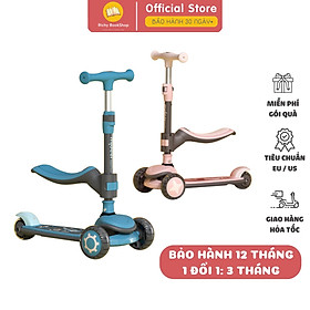 Xe Scooter Mideer Scooter 2 in 1 - Xe Scooter Cao Cấp 3 Bánh Phát Sáng Gấp Gọn