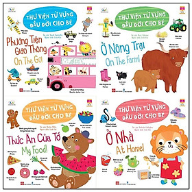 Combo 4 Cuốn - Cùng Con Trưởng Thành - Thư Viện Từ Vựng Đầu Đời Cho Bé