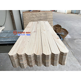 Mua  MS55  Thanh gỗ thông làm hàng rào dài 80cm x 4 5cm x 1 5cm + láng mịn 4 mặt