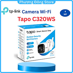 Camera WiFi Ngoài Trời TP-Link Tapo C320WS Độ Phân Giải 2K QHD - Hàng Chính Hãng