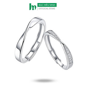 Nhẫn Đôi Nhẫn Cặp Bạc Valentine Ring11 BẠC HIỂU MINH NC660