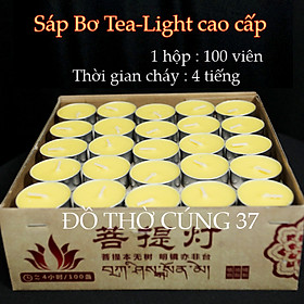 Nến TEALIGHT sáp bơ cao cấp ( Hàng nhập khẩu )