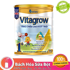 Sữa Bột Vitadairy Vitagrow 1+ Hộp 900g tăng chiều cao, phát triển toàn diện