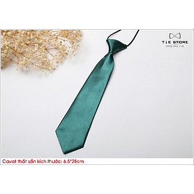 Cà vạt nữ thắt sẵn bản nhỏ 6*26cm- cavat vạt thắt sẵn