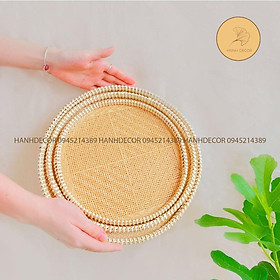 Mua Mẹt tre bày món ăn nhiều size  mẹt đựng mâm lễ bánh kẹo hoa quả  đồ dùng decor nhà bếp