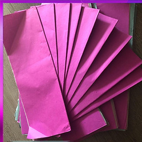 Mua Giấy Ngũ sắc vải may quần áo cho người âm (1 xấp 10 tấm) loại thường.
