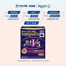 Viên uống bổ mắt Lutein Rohto V5 ( Hộp 30 viên)