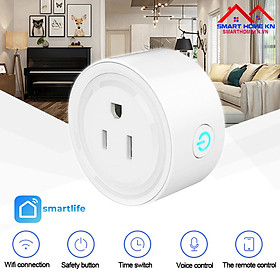 Ổ Cắm Điện Thông Minh Wifi Tuya Smart Life Điều Khiển Từ Xa